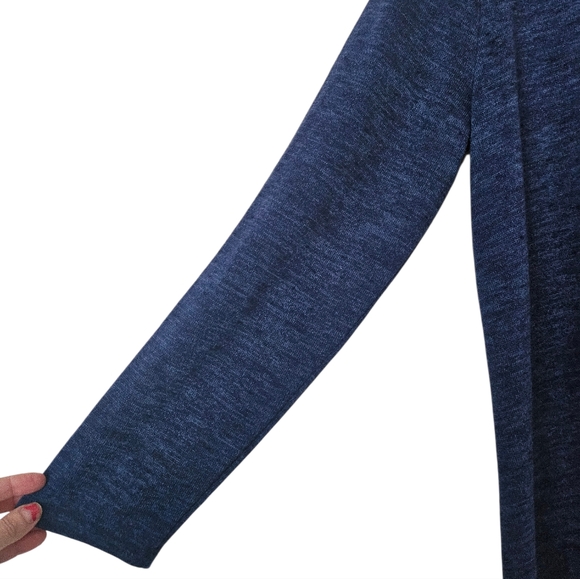 Banana Republic Factory Royal Blue Cowl Neck Cozy Swing Sweater Dress, Size XL - Picture 4 of 8